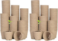 VIVOSUN Peat Pots 240 Packs 3.15-Inch Seed Starting Pots with Drainage Holes Round Nursery Pot 20 Plant Labels for Flowers Plants Vegetables 120Pcs