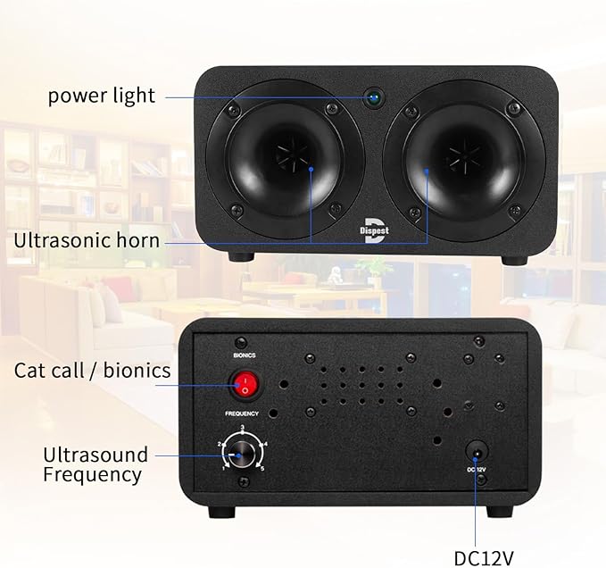 Powerfull Effective Plug in Ultrasonic and Bionic Rodent Mouse Repeller for Building warehouse garage attic Restaurant Supermarket amd more. (Modern)