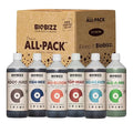 BioBizz All·Pack Outdoor - Complete Organic Nutrient Kit (6 x 16.9 fl oz) | Natural Fertilizer for Outdoor Plants Soil Enhancer Root &amp Bloom Booster for Garden Growth