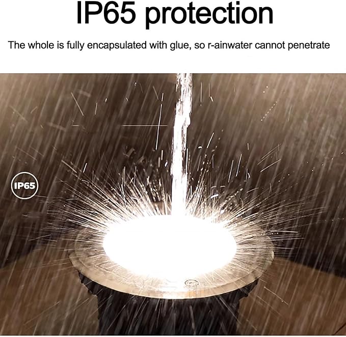Outdoor Buried Lights - Ground LED Landscape Lights AC 220V LED 30° Adjustable Angle Underground Light IP67 Outdoor Waterproof Embedded Lawn Tree Spotlight Polarized Floor Lamp