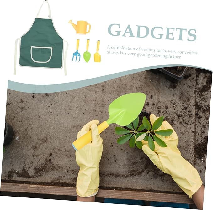 Milisten Boy Girl's Garden Tool Set Boys and Girls Plant Growing Kit and Gardening Tools