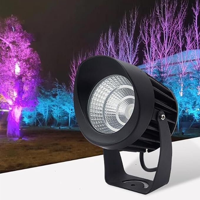 Outdoor Spotlights - Spotlight Led Beam Light - Led Spot Lights AC85-265V COB Tree Lighting IP65 Outdoor Waterproof Landscape Floodlights Garden Villa Courtyard Lawn Lights(White7W)