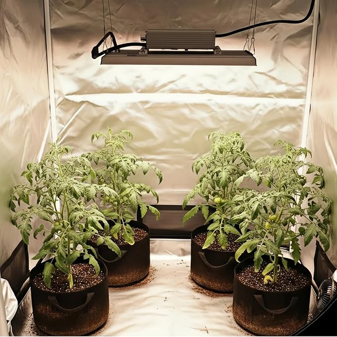 MA1200 Grow Light Full Spectrum 120 Watt Dimmable Plant Light Panel LED Grow Light for Seed Starting Vegetables Bloom Hanging Growing Lamp for 2x2/3x3 Grow Tent