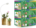 SANSI Grow Lights for Indoor Plants LED Pot Clip Plant Light for Growing 4000K Full Spectrum Plant Growing Lamp with 4-Level Dimmable Auto On Off Timing 3 6 12 Hrs for Small Plants White 5V