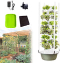 Hydroponics Tower Garden Hydroponic Growing System Aeroponics Growing Kit for Herbs Fruits and Vegetables with LED Grow Lights Hydrating Pump Adapter Timer for Herbs9layers
