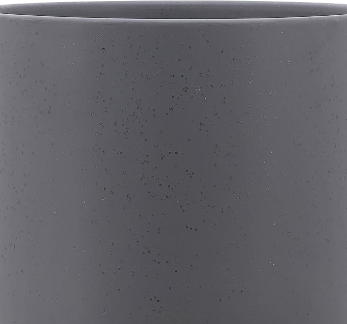 S2 810 Planter W Wood Stand Matte Gray