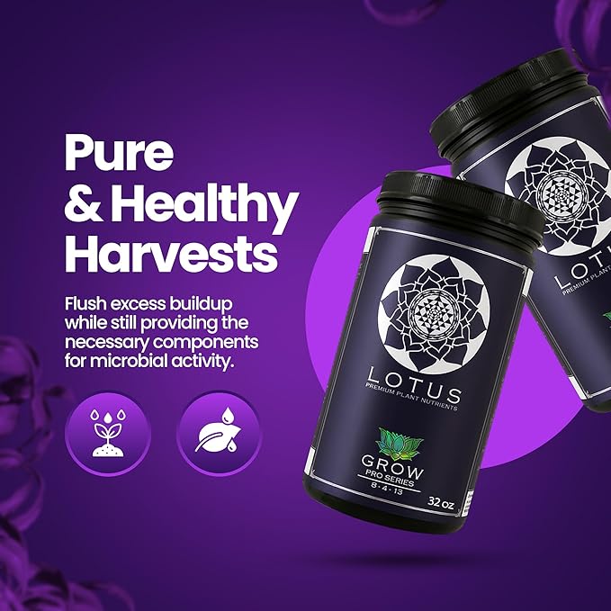 Grow Pro Series - Hydroponic Plant Nutrients and Fertilizer Water Soluble Plant Food - Massive Roots Made for Coco Coir Hydro &amp Soil Enhances Flowering &amp Fruiting Indoor &amp Outdoor Gr
