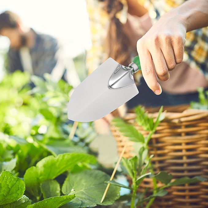 11pcs Stainless Steel Garden Hand Tool Set with Pp Handles Portable Weeding Shovel and Flower Transplanting Kit for Outdoor Planting and Lawn Care
