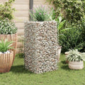 YAFF Industrial Gabion Raised Bed – Galvanized Steel Weather-Resistant Versatile Plant Arrangements Heavy Duty 1400 kg Capacity Modern Outdoor Garden &amp Balcony Decor – 19.7 x 19.7 x 39.4 in