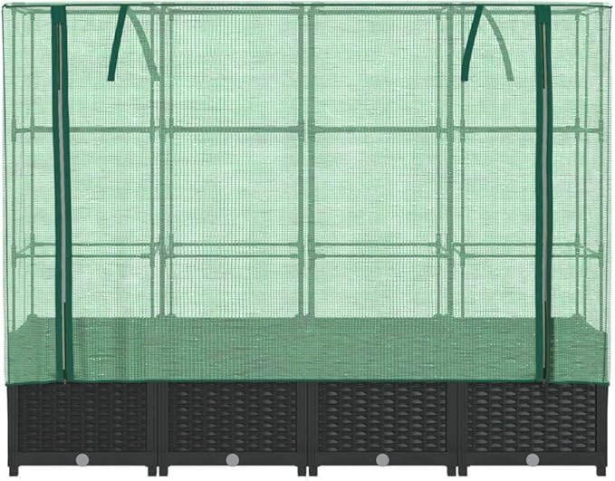 SKM Raised Bed Black Green Polypropylene (PP) Polyethylene (PE) IronBlack (Weight 26.79KG)