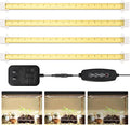 Mosthink Grow Lights for Indoor Plants 6500K Full Spectrum Plant Lights for Indoor Growing 16 LED Plant Grow Light Strips with 432 LEDs 3/6/12H Auto Timer 6-Level Dimmable 4-Pack