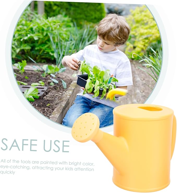 Mini Garden Tool Set for Boys and Girls Shovel Rake Watering Can Outdoor Planting Toys Strong Easy to Use