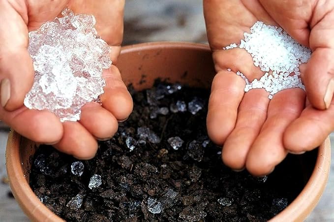 Prestige Import Group Water Gathering Polymer Crystals - Superabsorbent Cross-Linked Polyacrylamide Helps Store Water &amp Nutrients - 5 lbs