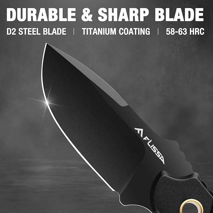WORKPRO 5PCS Garden Tool Set and FLISSA Fixed Blade Knife
