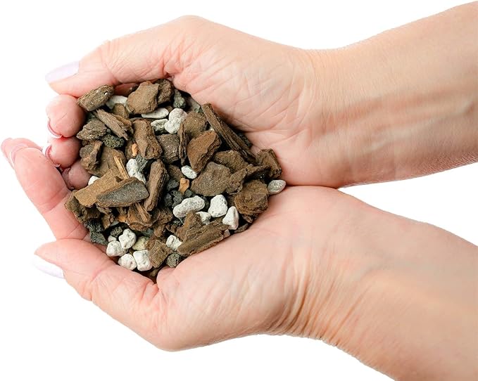 Premium Bonsai Soil All Purpose Fast Draining Mix - Pumice Lava Calcined Clay and Pine Bark Potting Pre Mixed Bonsai Plant Soil Mixture by GARDENERA - Made in USA - (3 Quart Bag)