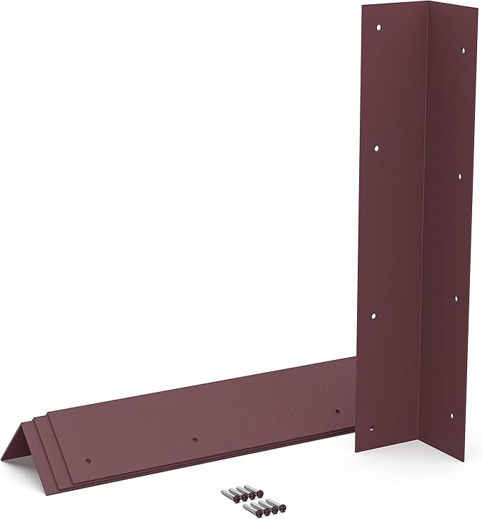 Meranti Raised Garden Bed Corner Brackets – Set of 4 – Compatible with 20-24 Inch Height DIY Flower or Vegetable Garden