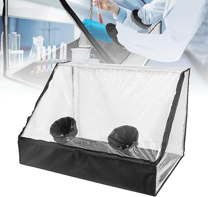 Acouto Still Box Kit for Mushroom Cultivation - &amp Insulated Mycology Growth Fume Hood with Transparent Window for Home Scientists