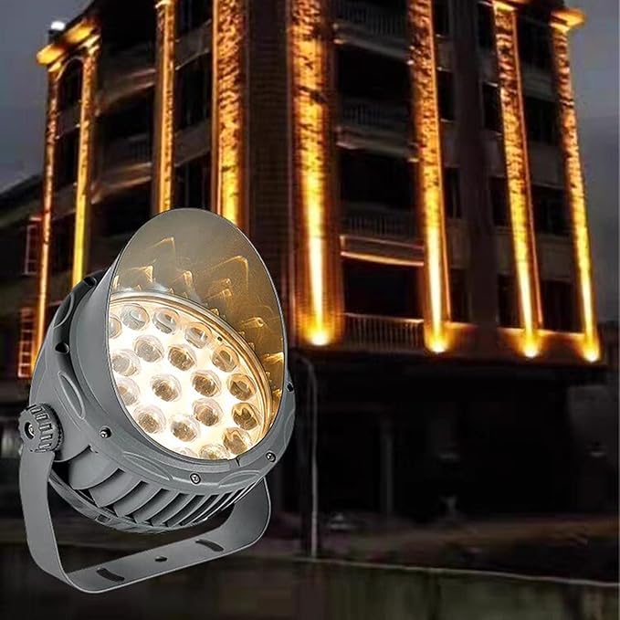 110-240v LED Beam Spotlight LED Spotlight A Beam of Outdoor Light Waterproof Long-Range Beam Projection Light(Red60W(ac100-240V))