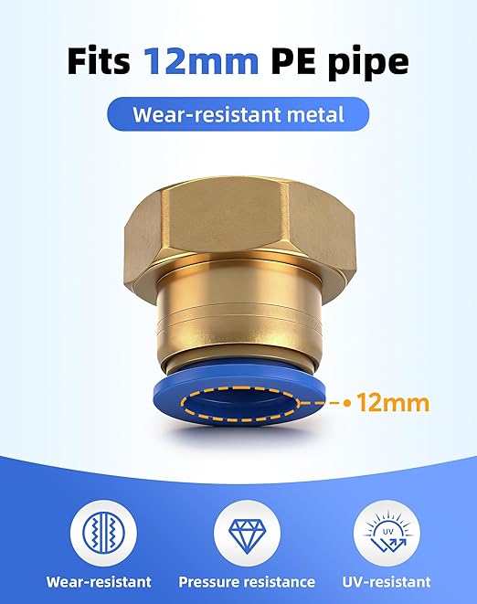 Drip Irrigation System 360 Degree Adjustable Garden Sprinkler High Output Mist Spray Nozzle for Potted Plants Easy Connect &amp Rotating Head Customizable Water Flow (165FT+32spray nozzles)