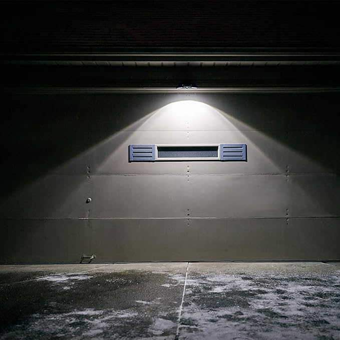 Beams MB3000-WHT-02 Outdoor Battery-Powered Wireless Motion Sensing Dual Head Security Floodlight 500 Lumens White 2-Pack
