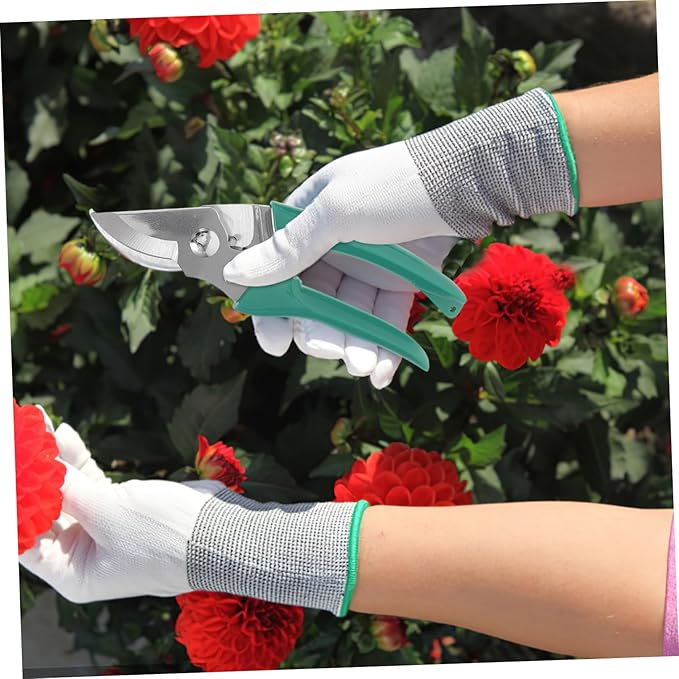 KESYOO 10-Piece Gardening Tool Set with Storage Case Compact Garden Tools for Planting and Pruning Includes Rakes and Shears for Effortless Garden Work