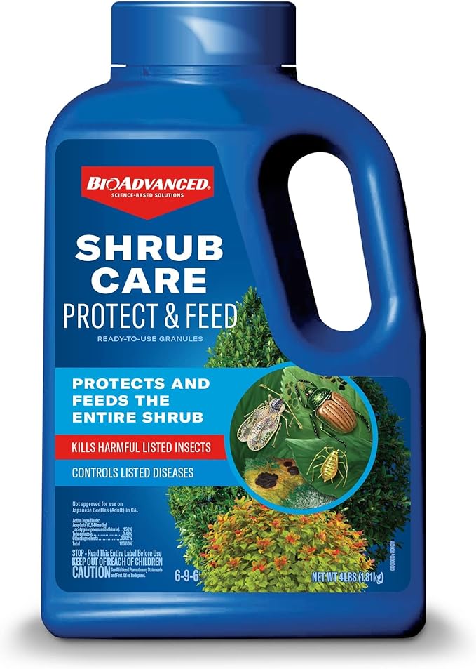 BioAdvanced Shrub Care Protect &amp Feed Granules 4 lb.