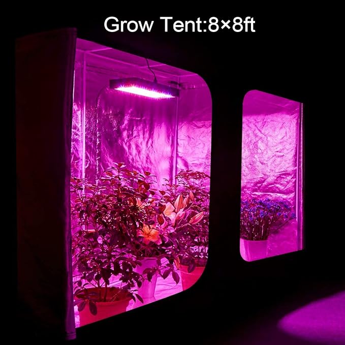 DC Series 3000W LED Grow Light 4x3.5ft Covera Upgraded SMD Diodes Aluminum Reflector Full Spectrum Grow Lamps for Greenhouse Hydroponic Higher PPF Indoor Plants Growing Lights