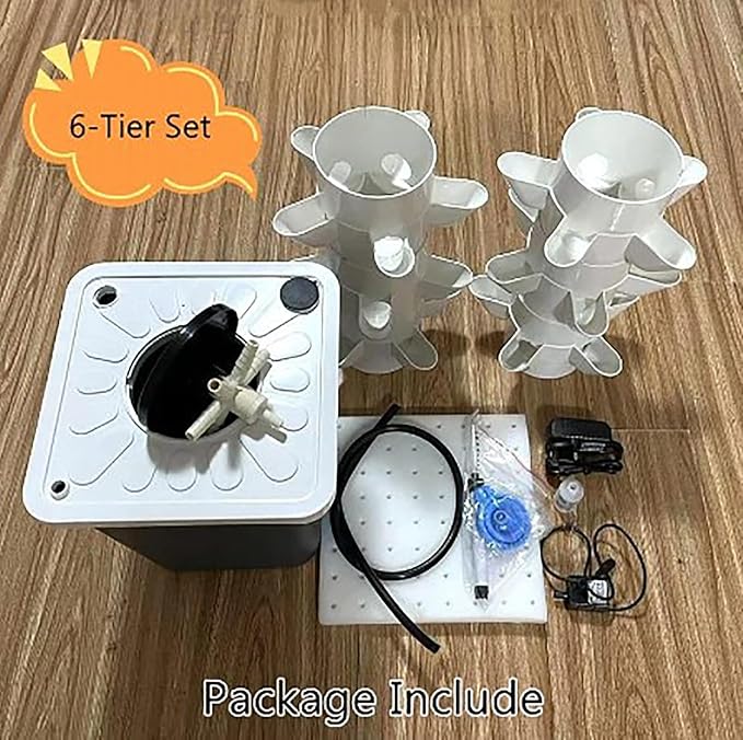 Hydroponics Growing System Large Herb Garden Lettuce Tomato Vegetable Herb Outdoor Indoor Vertical Garden with Pump System and Water Circulation
