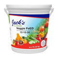 Jack's Classic 12-15-30 Veggie Feed Water-Soluble Fertilizer with Micronutrients 4lbs - Plant Growth and Abundant Fruit Set in Blooming Vegetable Plants