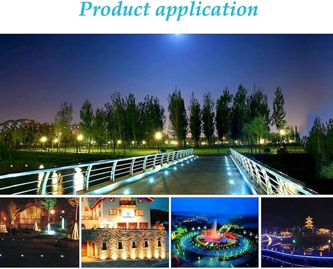 LED Ring Fountain Light - Submersible IP68 Waterproof Landscape Spotlight DC 12V Underwater Lighting for Garden and Pool