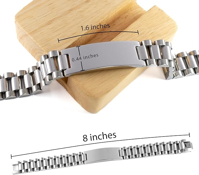 Best Groundskeeper in Town. Ladder Bracelet Groundskeeper Present from Boss Perfect Engraved Bracelet for Men Women Gardening Tool Set Garden gnome Flower pots Garden Hose Green Thumb