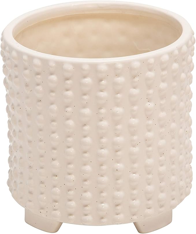 Generic S2 68 Footed PLANTERS W DOTS White