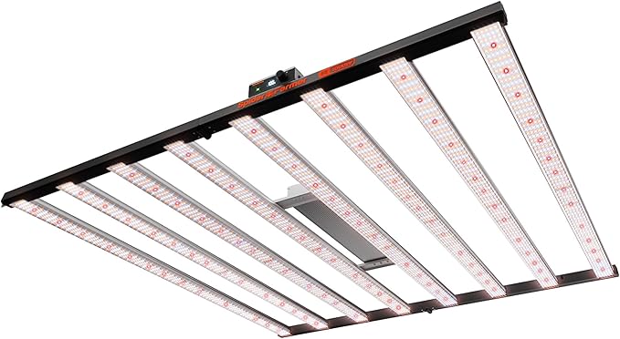 Spider Farmer SE1000W LED Grow Lights 1000w Samsung LM301H EVO Diodes Smart App Control 5x5ft Coverage Dimmable Daisy Chain Bar Style Commercial LED Growing Lamp Commercial Grade Vertical Farming