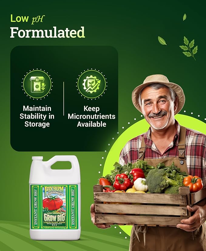 FoxFarm Soil Liquid Trio Pack - Big Bloom Grow Big Tiger Bloom Fertilizers for Vigorous Plant Growth Bud Development &amp Abundant Fruit - Complete Liquid Plant Food Set - 3 Gallon Bottles