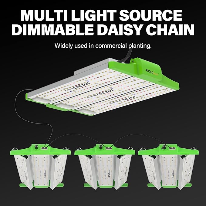 RDJ Bouns 120W Grow Lights Full Spectrum with UV and IR Adjustable Panel Angle 0-100 Dimming Daisy Chain Grow Tent Lights Seeds and Vegetables Flowers for Indoor Plants for 2x2 or 3x3 Tents