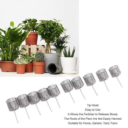 100Pcs Fertilizer Basket Fertilizer Mesh Baskets Automatic Planting Fertilizers Baskets Bonsai Fertilizer Box Column Shape Stainless Steel Fertilizer Baskets for Garden (S)