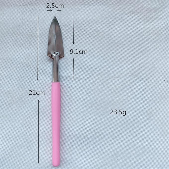 Succulent Tools Mini Garden Tools SetTransplanting Tools Miniature Succulent Hand Tools Set Gardening Gifts for Women Men (Color : Pink)