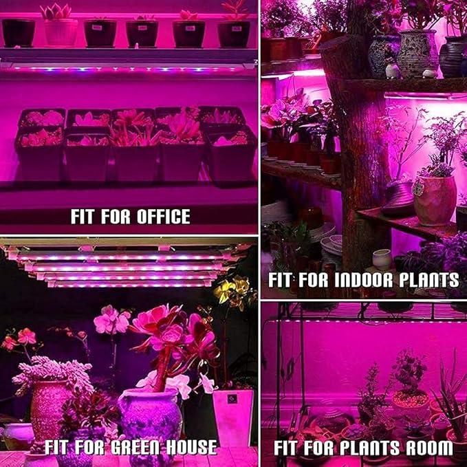 Mosthink Plant Grow Light Strips 12 Inches and Grow Light Strips Full Spectrum 12 Inches