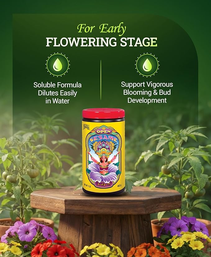 FoxFarm Soluble Trio Pack - Open Sesame Beastie Bloomz Cha Ching - Supports Flowering Blossom &amp Late-Stage Fruiting - Bloom Booster Fertilizer for Hydroponic &amp Conventional Growers - 3 x 1