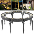 12W LED Ring Landscape Tree Hug Light IP65 Outdoor Waterproof Garden Tree Spotlight AC 220V Landscape Garden Lighting Tree Lamp LED Beam Tree Spotlight(Yellow8PCS)