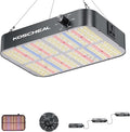 KOSCHEAL KC800 LED Grow Light80W Full Spectrum Led Grow Lights for Indoor Plants2.9μmol/J PAR Plant LightVeg Bloom LightDaisy Chain Dimmable Grow LampBuilt-in Silent Fan
