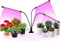 iPower iPower 15W Triple Head LED Grow Light with Auto ON/Off 3 9 12H Timing Red Blue Spectrum Adjustable Gooseneck Lamp 11 Dimmable Levels for Indoor Plant