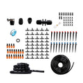 169FT Drip Irrigation System Adjustable Drip Emitters and Barbed Fittings Automatic Drip Irrigation Kit for Raised Garden Greenhouse Lawn ﻿