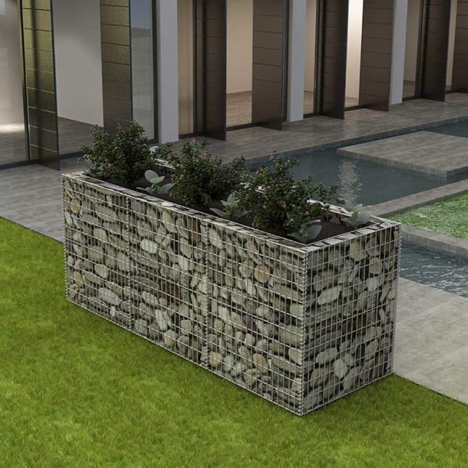 Gabion Raised Bed Steel 106.3x35.4x39.4