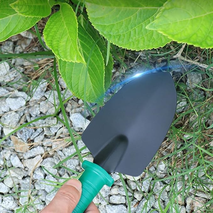 Garden Tools Set 5Pcs Heavy Duty Gardening Hand Tools with Garden Tools Set Trowel Rake Shovels Pruner Sprayer Garden Hand Tools with Carrying Case for Woman/Men