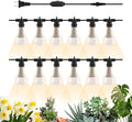 Grow Light Bulbs LED Growth Bulb A25 Full Spectrum String Plant Light Houseplant Growting Lamp Indoor Or Outdoor Waterproof Grow Lights (12 Lights and Cord)