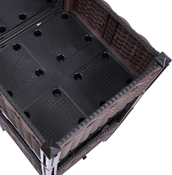 DYRABREST Raised Garden Bed Raised Garden Bed with Legs Planters for Outdoor Plants Planter Box for Indoor Outdoor Vegetables Fruits Potato Flowers Great for Outdoor Patio Deck and Balcony