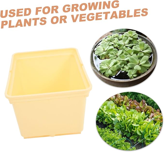 Sosoport Planting Basket Hydroponic Plants Bucket Soilless Flowerpot for Indoor Vegetable Garden