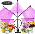 Grow Lights for Indoor Plants Five Head LED Grow Light with Full Spectrum Red White Spectrum for Indoor Plant Growing Lamp Adjustable Gooseneck Suitable for Plant (Five-Head Plant Light)