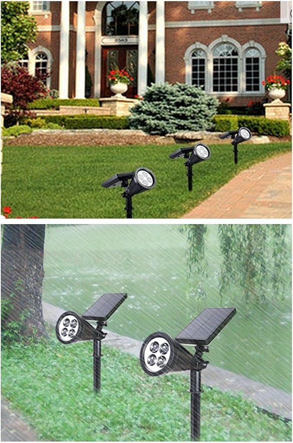 Decoration Solar Outdoor Wall Lamp Lawn Waterproof and Moisture-Proof Lawn Spotlights Can Be Used for Park Street Lights Landscape Lights Garden Wall Lights